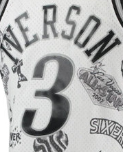 Stitched Retro Basketball <strong>Jerseys</strong> Philadelphia 3 Allen <strong>Iverson</strong> 6 Julius Erving 13 CHAMBERLAIN Sport Shirts - Product Image 5