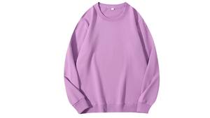 เสื้อสเวตเตอร์คอกลมมีฮู้ดสำหรับผู้หญิงเสื้อสเวตเตอร์สวมหัวผ้าฝ้าย100% จัมเปอร์ฤดูหนาวโลโก้ออกแบบได้ตามต้องการ - Product Image 4