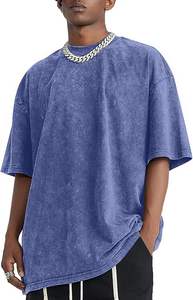 Camisetas de lavado ácido de moda 2025, ropa de calle de corte cuadrado apta para marcas de ropa ligera, boutiques y etiquetas privadas - Product Image 5