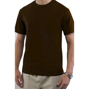 Camiseta de hombre de algodón de primera calidad personalizada, de manga corta y cuello redondo. - Product Image 2