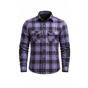 Chemise de moto décontractée en flanelle pour homme, vêtement de travail extérieur personnalisé 100% coton, séchage rapide, respirant - Product Image 2