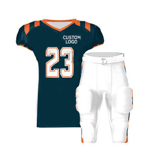 Ropa de entrenamiento deportivo con impresión por sublimación completa, tela de poliéster, camiseta de fútbol americano, camisetas de fútbol americano más vendidas - Product Image 4