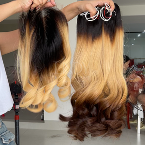 ผมต่อทรงเวียดนามลอนตรงสีออมเบร - Product Image 3