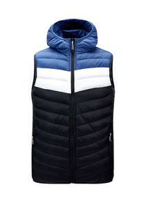 Dernier design, best-seller, vente en gros, OEM personnalisé, gilet d'hiver sans manches réversible, décontracté, respirant, coupe-vent, épais, pour homme - Product Image 6