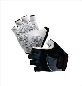 Gants de vélo demi-doigts écologiques de haute qualité, lavables, rembourrés de gel, respirants, à séchage rapide et légers - Product Image 1