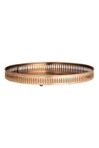 Elegante bandeja de decoración de Metal hecha a mano, acento moderno para mesa o estante, pieza decorativa para el estilo y la organización del hogar - Product Image 2