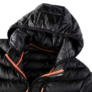 Veste d'hiver en duvet noir pour homme de haute qualité avec logo personnalisé en gros Vêtements de sport Bomber Veste matelassée pour hommes - Product Image 4