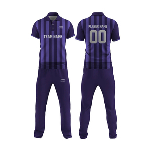 Uniformes de Cricket Sublimados Personalizados de Poliéster Transpirable de Alta Calidad con Número de Jugador Único y Logotipo Impreso para Pakistán y EE. UU. 2026 - Product Image 1