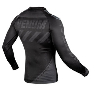 MMA Training BJJ Rash Guards Chemise De Compression Sublimée Entièrement Personnalisée Respirante Anti-UV Fit pour Jiu Jitsu Kimono De Jiu Jitsu - Product Image 4