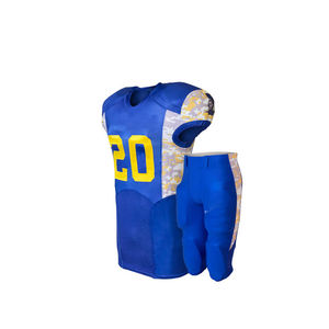 Uniformes de fútbol americano de sarga de aparejos de diseño sublimado al por mayor, uniformes deportivos para hombres con diseño personalizado - Product Image 2