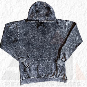 เสื้อฮู้ดผู้หญิงสไตล์วินเทจ ล้างสีแบบแอซิด ผ้าคอตตอนผสมเนื้อนุ่ม ดีไซน์ย้อนยุค ลุคสบายๆ แบบดิสเทรส - Product Image 1