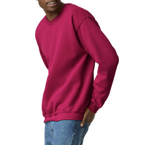 Básico/sudadera de mezcla de algodón con dobladillo crudo Estilo de moda Perfecto para capas de hombres Moda básica mezcla de algodón Unisex - Product Image 3