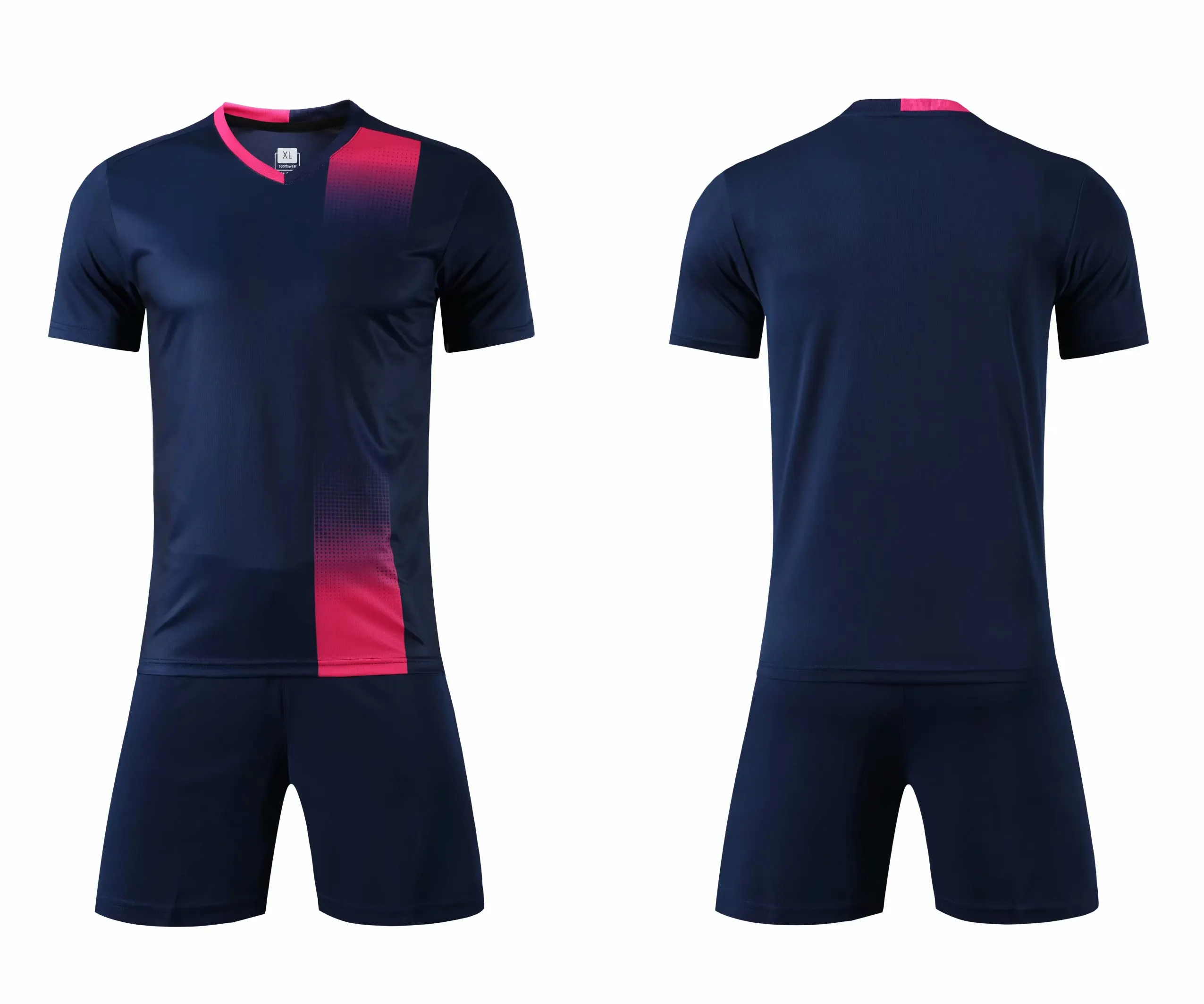 Hoge Kwaliteit Full Gesublimeerde Set Voetbal Jersey Snel Droog Custom Design Voetbalkleding Goedkope Training Team Voetbal Uniform