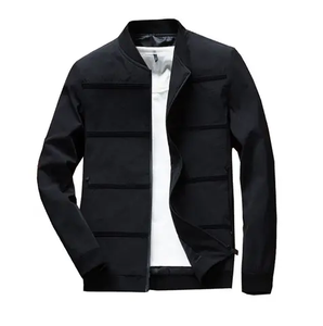 Vestes coupe-vent zippées pour le printemps et l'extérieur pour hommes, vestes coupe-vent zippées rétro vintage pour hommes - Product Image 1