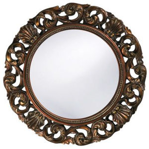 Miroir mural rond de style américain pour salon salle de bain Miroirs muraux encadrés en bronze antique pour artisanat décoratif - Product Image 4