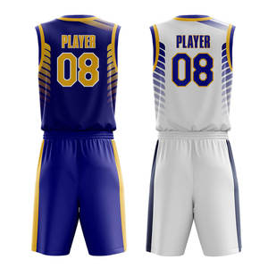 Uniforme de baloncesto cómodo Dry-Fit Equipo profesional Tela de malla Uniforme de baloncesto para hombres - Product Image 6