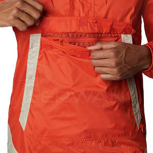 เสื้อกันลมมีฮู้ดผ้านุ่มกันลมมีซิปเสื้อโค้ทกันน้ำ - Product Image 5