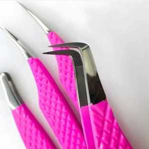 ชุดแหนบต่อขนตาไฟเบอร์45 90องศาฉลากตามสั่ง - Product Image 6