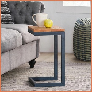 Mesa de Centro Moderna y Elegante de Madera y Metal Ecológica para Salas de Estar, Hoteles y Cafeterías - Product Image 1