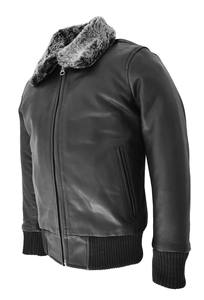 Veste en cuir pour hommes Prix de gros Veste en cuir Pu Veste en cuir à la mode pour hommes - Product Image 5