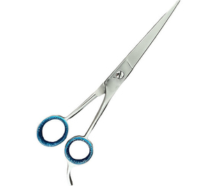 มืออาชีพสัตว์เลี้ยงกรูมมิ่งสแตนเลสตรงกรรไกรตัดผมกรรไกรสุนัขคุณภาพระดับพรีเมียม - Product Image 1