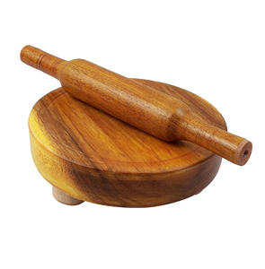 Rodillo de madera de acacia de alta calidad con alfombrilla de masa, tableros de pastelería, pieza seleccionada, producto de venta único - Product Image 4