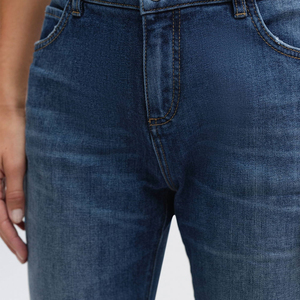 Pantalones Vaqueros Casuales de Algodón para Mujer, Todas las Tallas, Diseño Moderno, Transpirables, Servicio OEM para Adultos, Invierno - Product Image 5