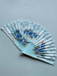 Abanico de bambú plegable Kalakaari | Edición artística | Estampados étnicos | Certificado - Product Image 3