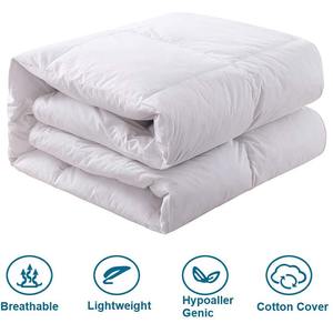 Ensemble de couettes de luxe de haute qualité 600TC, respirantes, écologiques, épaisses, matelassées, brodées, pour l'hiver, vente en gros - Product Image 5