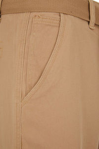 Short d'été décontracté personnalisé en velours côtelé violet pour hommes en coton 100% avec une coupe confortable et un short élégant - Product Image 5