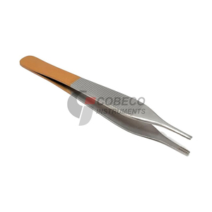 Pinzas Adson Brown con Punta de Plataforma Ancha, Acero Inoxidable, Superficie Plana y Dentada para el Manejo de Injertos de Piel y Cirugía de Quemaduras - Product Image 2