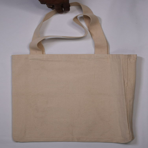 Bolso de mano grande de algodón orgánico 100% personalizado para mujer, bolso de playa reutilizable ecológico para compras, lona resistente, precio barato - Product Image 1