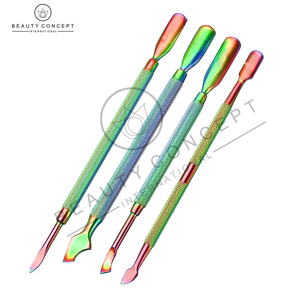 Eco-Friendly Cuticle Pusher Stainless Steel Nail Cleaner Tool Dual Head Nail Cuticle Remover Dirt Nail Art Cuticle Trimmer - Product Image 2