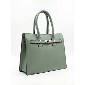 Borsa a Spalla Strutturata in Vera Pelle Dollaro Art. 26045-Accessorio Femminile Fatto a Mano in Italia - Product Image 1