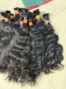 Cabello virgen crudo de templo indio, textura suave de alta calidad, extensiones de un donante sin enredos, alineación de cutículas, cabello humano indio crudo - Product Image 3