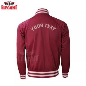 Chaqueta de poliéster con letras de béisbol a prueba de Sol de alta calidad nueva llegada elegante chaqueta con letras de béisbol de deportes elegantes - Product Image 5