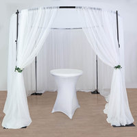 Kit de support de toile et de drapé pour chapiteau de 10x10 pieds, résistant, pour fond de scène, tente de fête ronde, décoration de mariage, disponible en stock