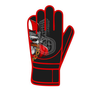 Gants de gardien de but en latex, anti-chocs, avec fermeture à scratch pour un ajustement parfait - Product Image 3