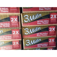 Best Price OEM Private Brand 3Mien Super Noodles 75g Salted Beef Stew Gold Instant Food