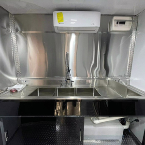 Camion de restauration rapide personnalisé de haute qualité cuisine de rue remorquable pour magasin d'alimentation au détail cave pour crème glacée hotdog bonbons chips - Product Image 5