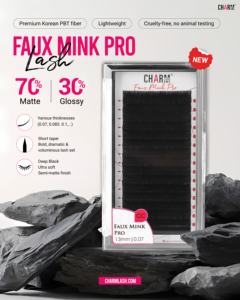 Pestañas postizas CharmLash de visón sintético, extensiones de pestañas individuales clásicas al por mayor, suministros para extensiones de pestañas, sin tonos azulados ni verdosos - Product Image 4