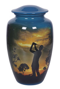 Urne funéraire américaine de style Mother Merry pour cendres humaines, application adulte, urne funéraire américaine en métal - Product Image 5