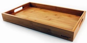 Service de nourriture en bois de couleur marron et plateau décoratif en bois, vaisselle de décoration pour la maison, plateau de service pour articles de boissons - Product Image 6