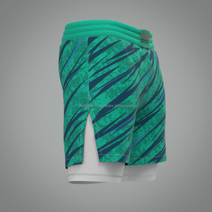 2024 Men's <b>Mid</b> Waist Gym Shorts Breathable 2-in-1 <b>Layer</b> Sport Track Workout Zipper Fly Closure Casual Hot Shorts XS Size Canvas - Product Image 3