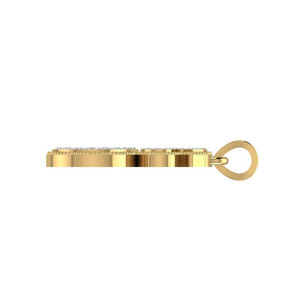 Colgante Personalizado de Plata con Moissanita VVS de Corte Brillante, Letras Chapadas en Oro, Cadena con Incrustaciones, Estilo HipHop Unisex, Pasa Prueba de Diamantes - Product Image 4