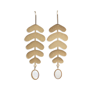 CUCOCUCA E235 YXQ Pendientes de Acero Inoxidable con Ágata Verde Natural, Pendientes de Ágata Verde a la Moda - Product Image 4