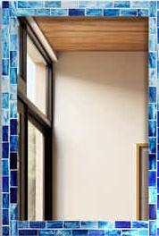 Espejo de pared con incrustaciones de resina de lujo único, declaración decorativa artesanal moderna para hogares y hoteles - Product Image 2