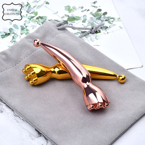 Full Stainless Steel Gua Sha Roller for Body Application Colorful Healthcare Therapy Facial Massager <b>Beauty</b> Skincare Massage - Product Image 4