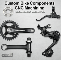 Service d'usinage CNC pour pièces de vélo : pédales, manivelles, potences, composants de frein en acier inoxydable et aluminium, tolérance de 0,01 mm