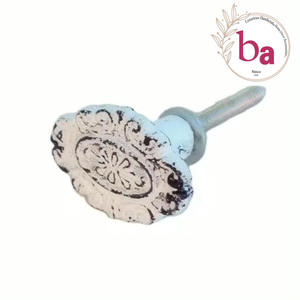 Moderne blanc en détresse fonte meubles porte armoire tiroir boutons poignée pour chambre salle de bain cuisine pour armoire commode - Product Image 1